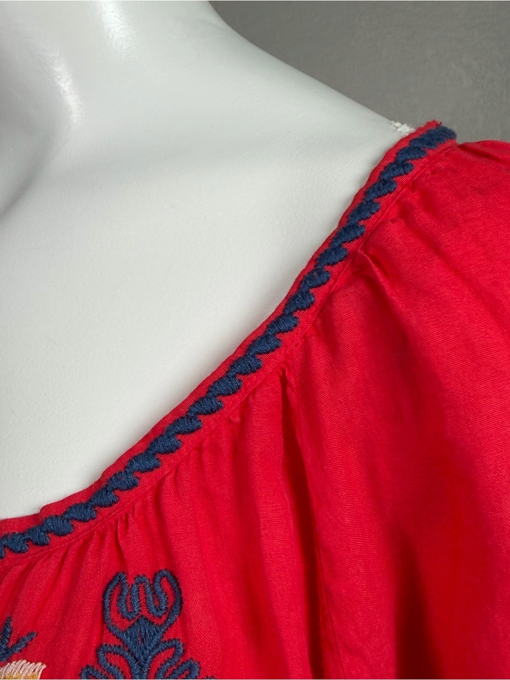 Johnny Was Workshop Juliene Candy Land Embroidered Ramie Tunic 2X - Picture 7 of 11